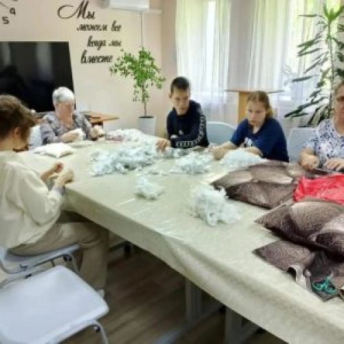 Усолье-Сибирское. Подушки в подарок